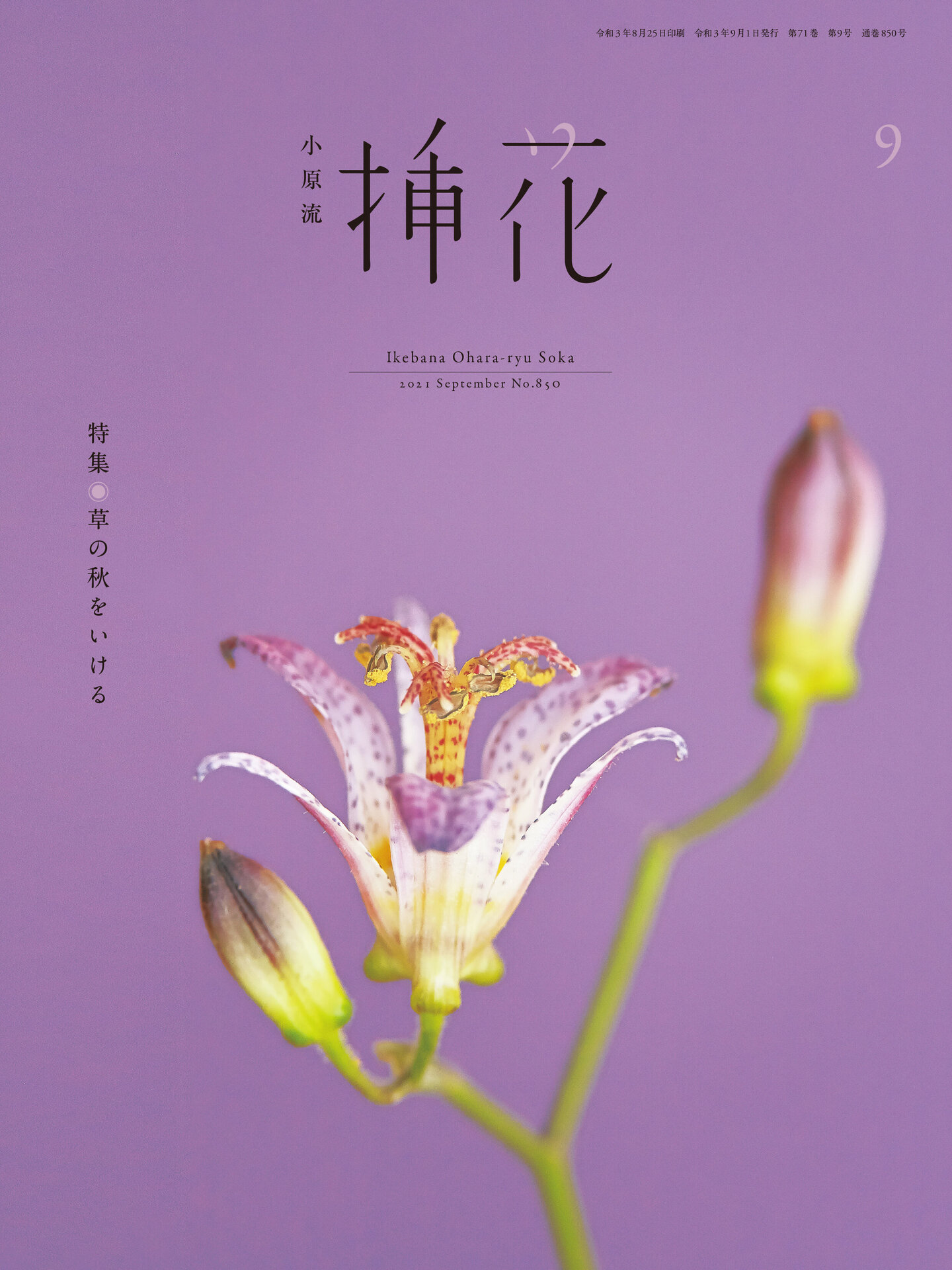 小原流挿花」2021年9月号発売！ | いけばな小原流