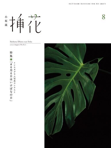 月刊誌挿花2020年8月号