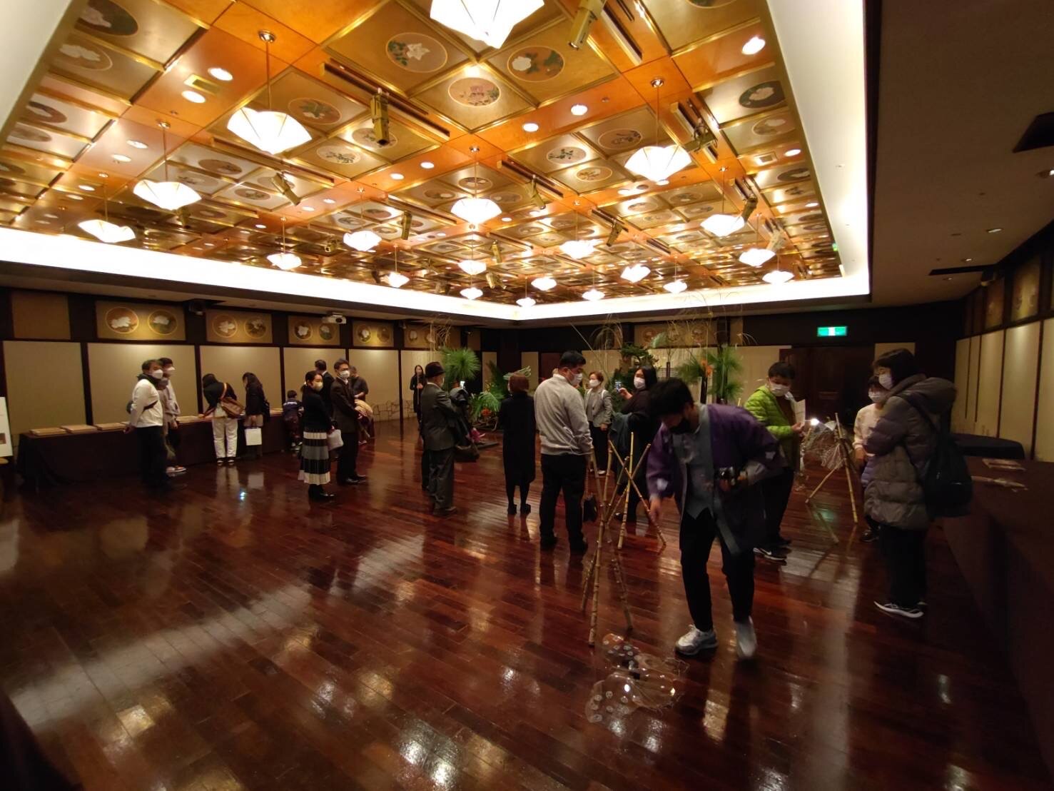 雅叙園４階会期中.JPG