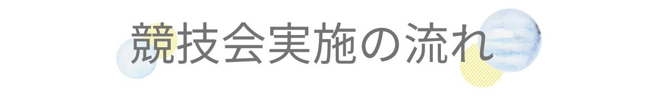 競技会の流れ